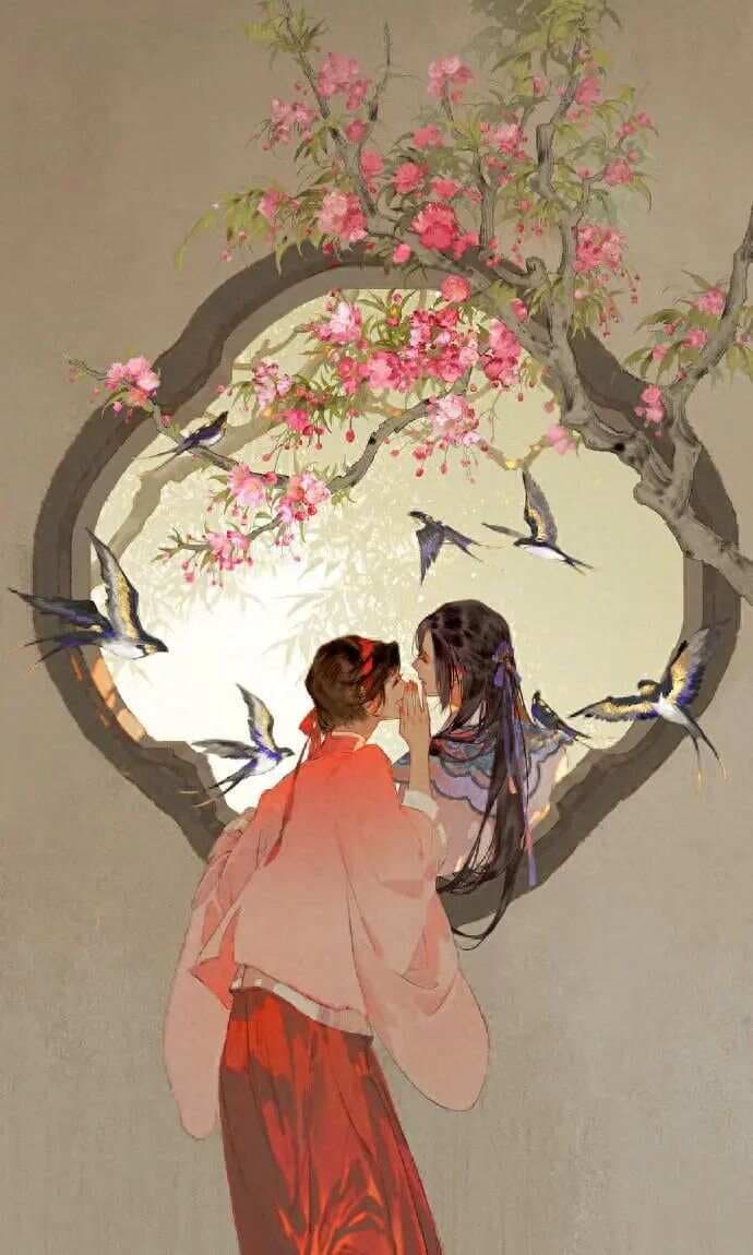 60句春和景明的神仙诗词，小众且美好：春深无客到，一路落松花