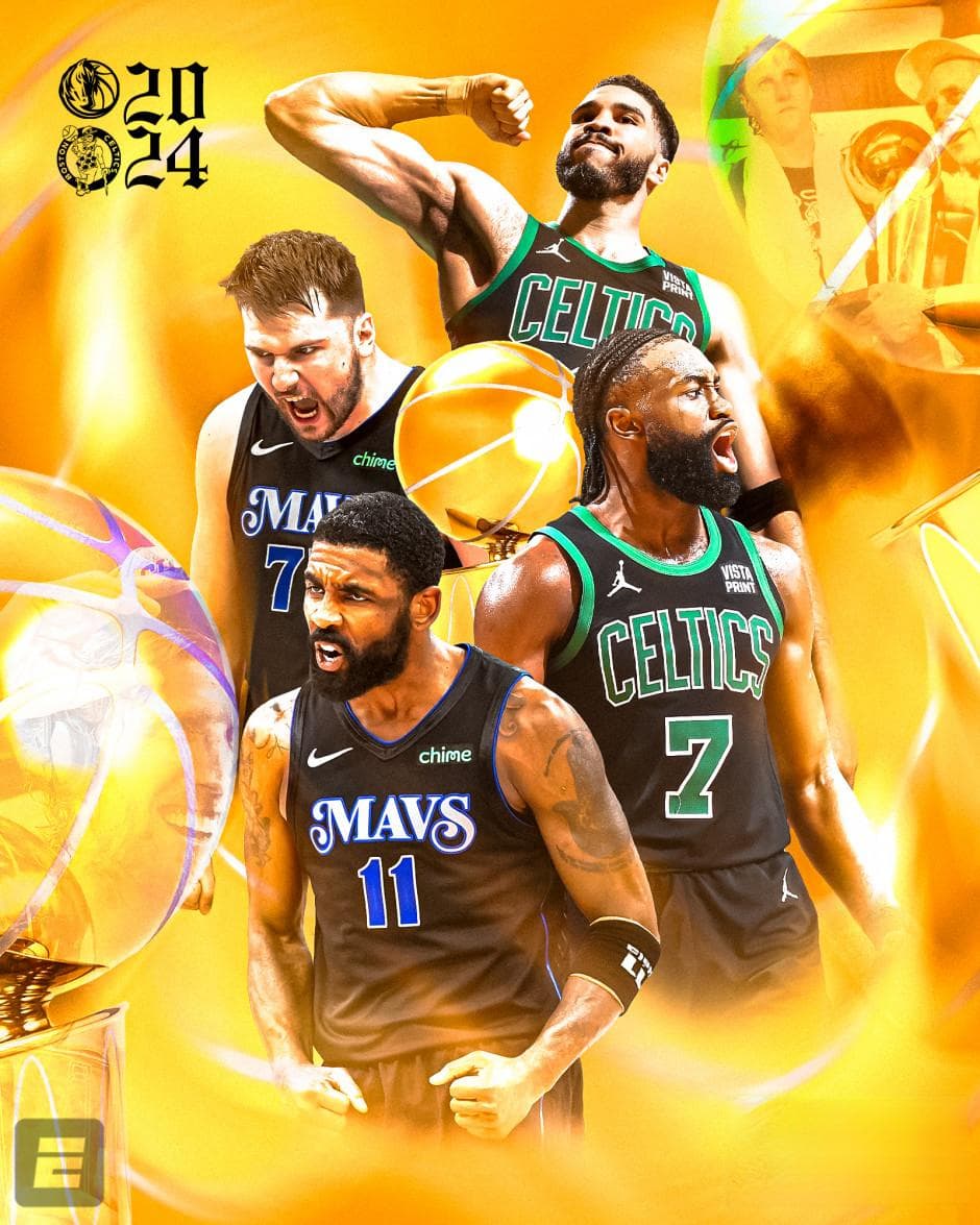 2024NBA总决赛对阵出炉 塔图姆与东契奇正面对决
