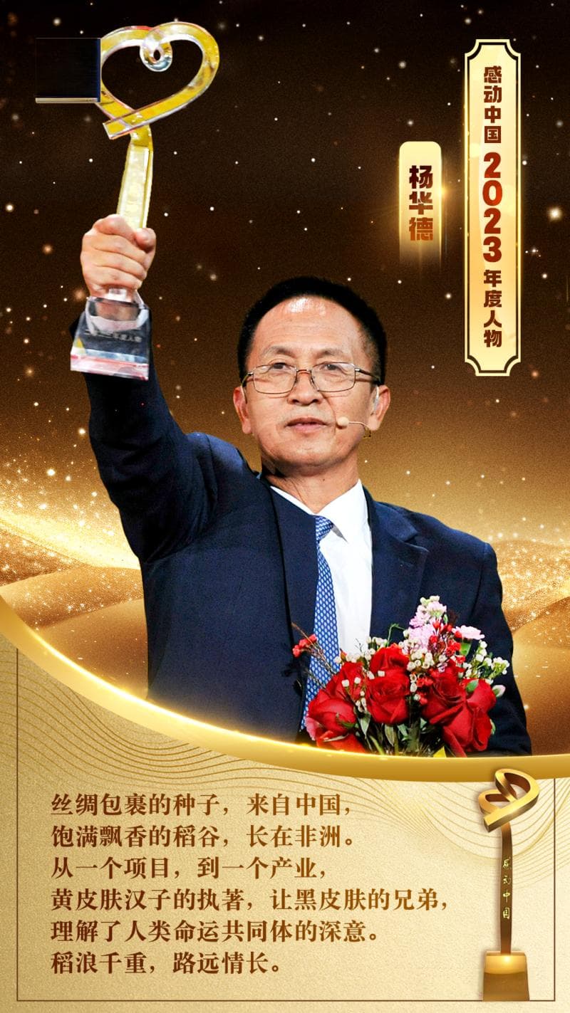 感动中国丨杨华德：60岁的他在非洲推广中国杂交水稻
