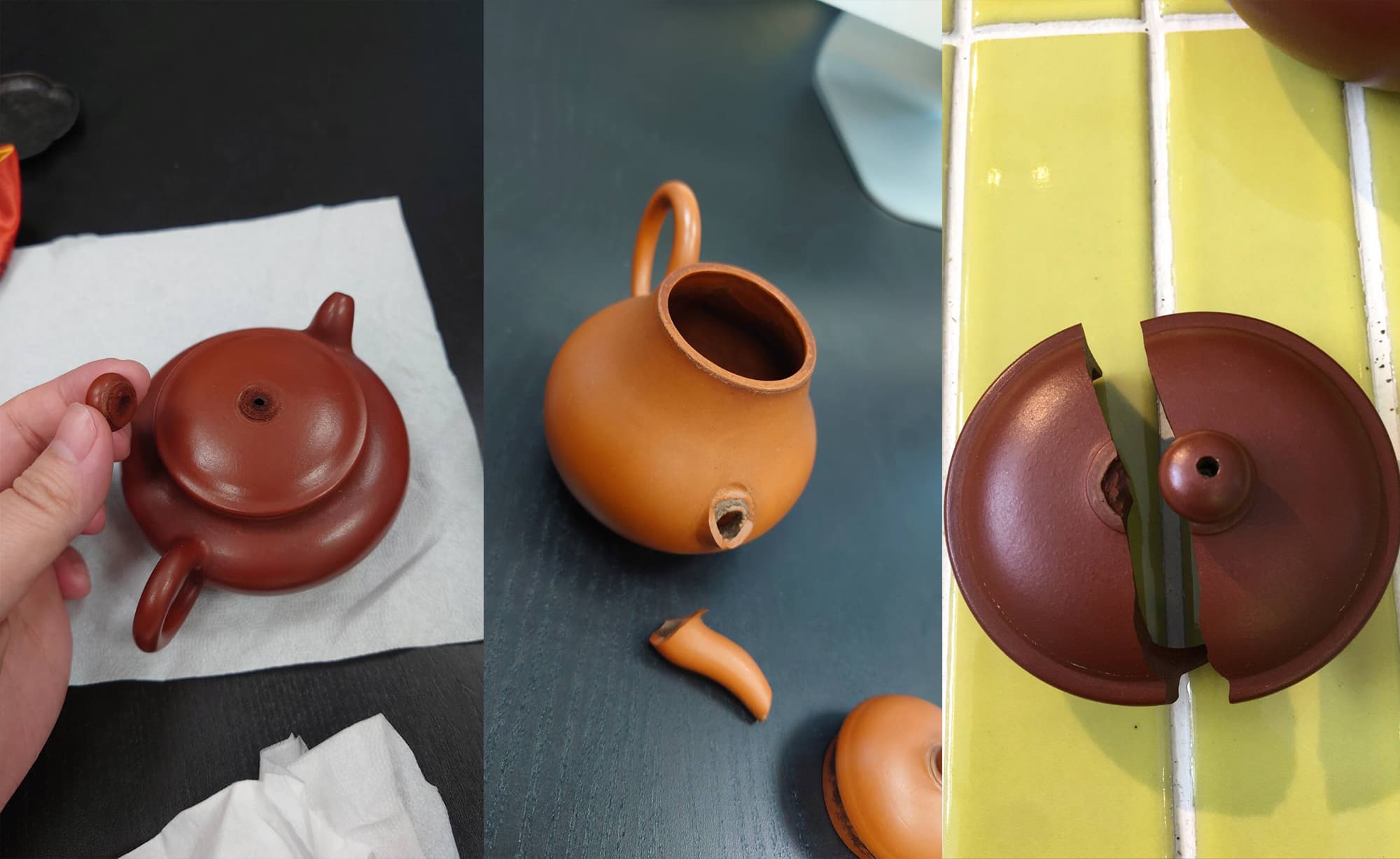 茶壶破了怎么办？带你了解各种修缮工艺，让心爱的茶具再次重生！