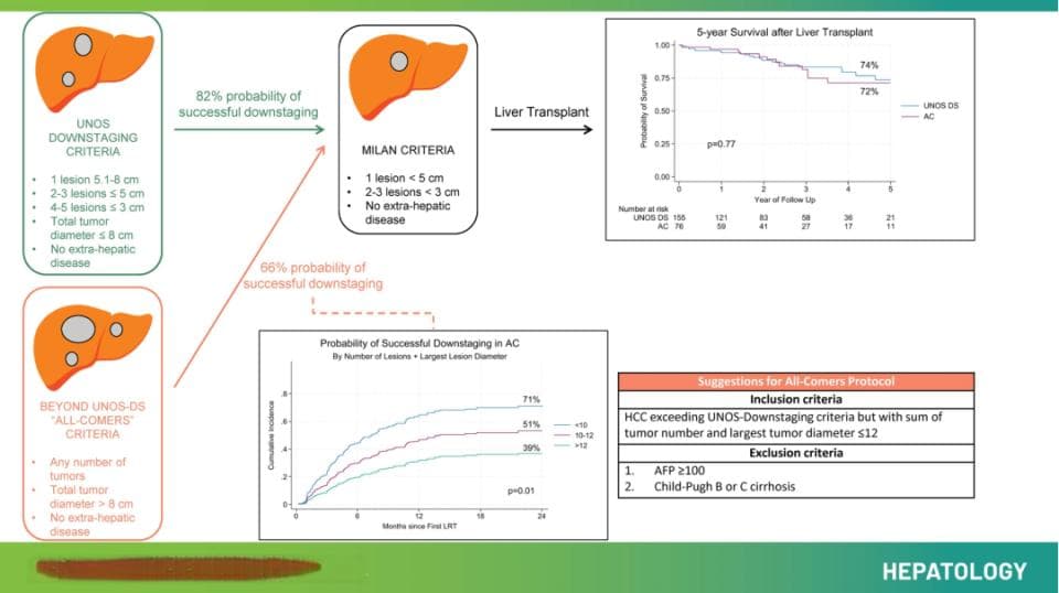Hepatology丨降期治疗在肝癌肝移植前的应用取得突破性成果