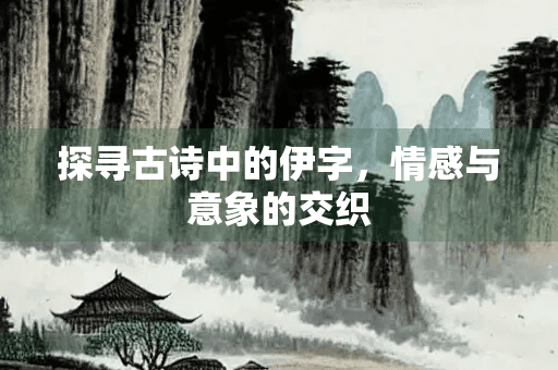探寻古诗中的伊字，情感与意象的交织