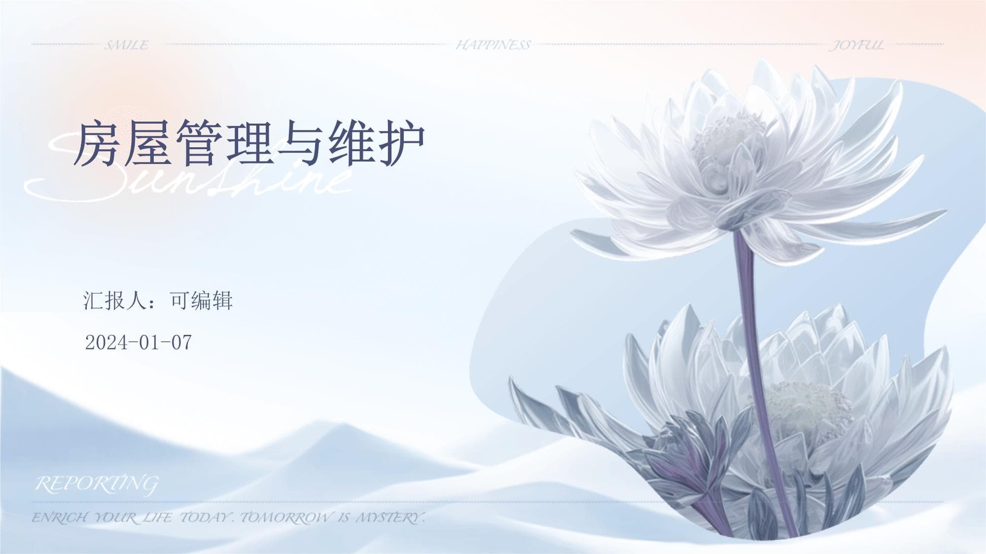 房屋管理与维护指南：从日常清洁到专业维修