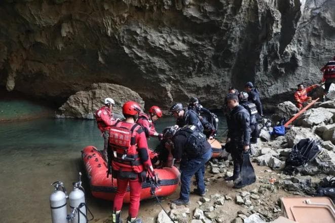 69小时生死营救，国内首例洞穴潜水救援成功！