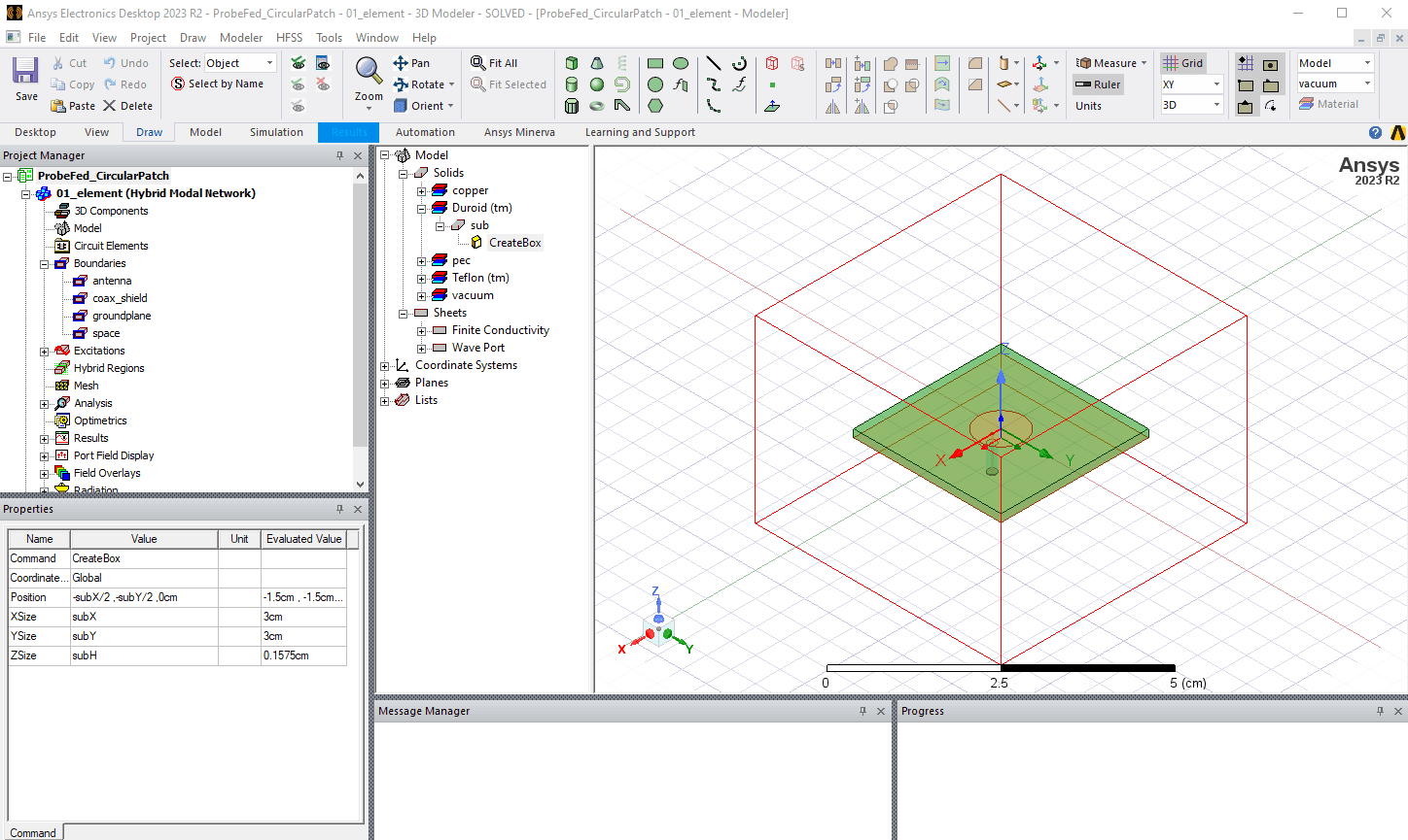 使用 Ansys HFSS 进行天线设计