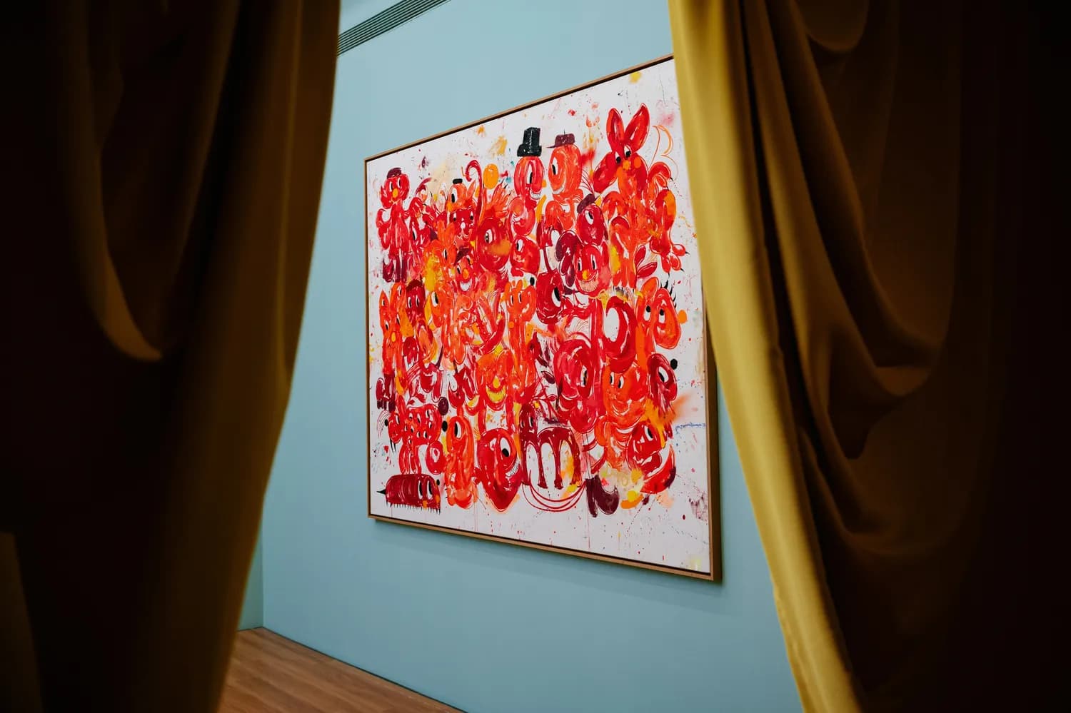 朱砂画非遗传承人王行书沪上办展，献礼祖国迎五一