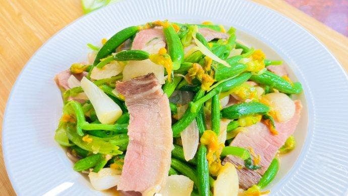 春菜炒腊肉