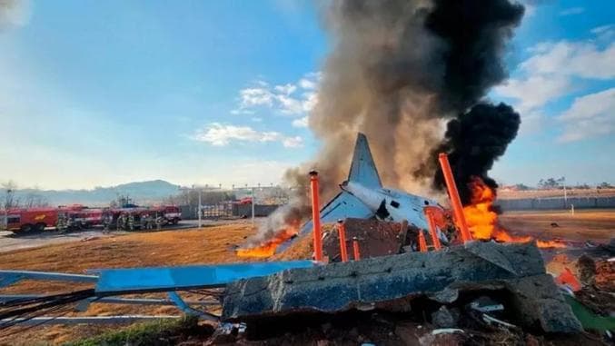韩国务安机场客机事故致177人死亡，赔偿额度达73亿元人民币