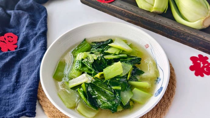 新年“炒彩头”之炒青菜