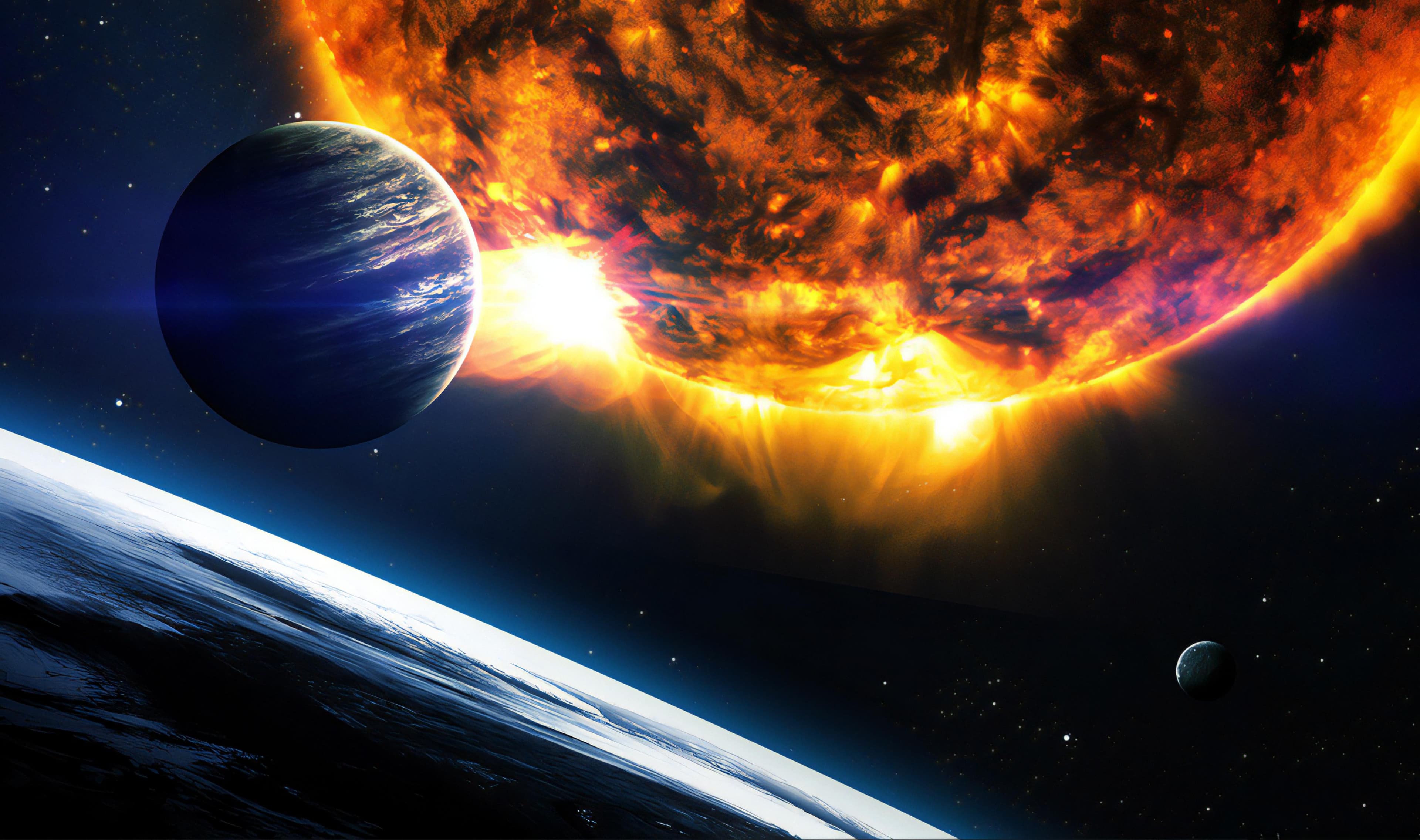 太阳表面温度5500度，地球都晒热了，日地间的太空为何仍冰冷？