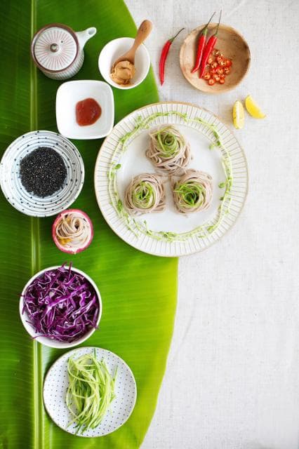 【步骤图】清爽荞麦面（两人份）食谱大全和做法