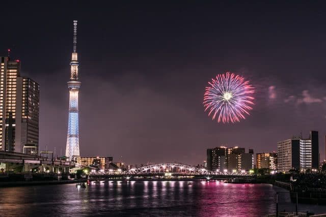 起源自1733年！风靡100万人的隅田川烟花大会