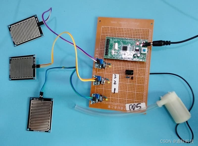 基于STM32单片机智能自动水位液位控制器水泵设计DIY20-005