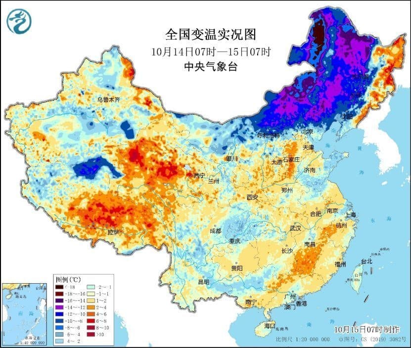 强冷空气将南下，暴雨大暴雨已对准我国！超算：有温带“台风”