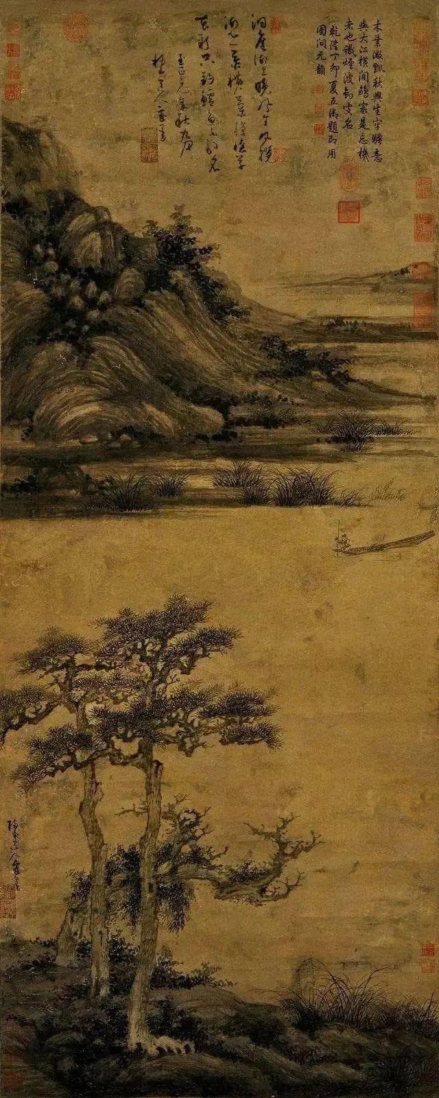 吴镇的作品为什么多为“渔夫”？