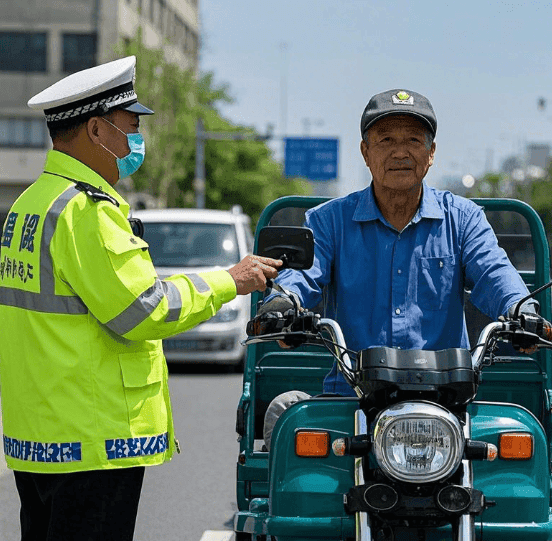 持有 D 照开三轮车仍被处罚？交警这样说