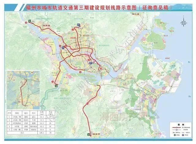 福州明确报批地铁第三期规划！3号线成功入围