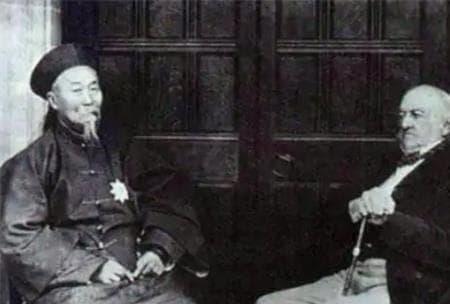 李鸿章访美旧照：身高1米83，受到皇帝的规格接待，30艘军舰开道
