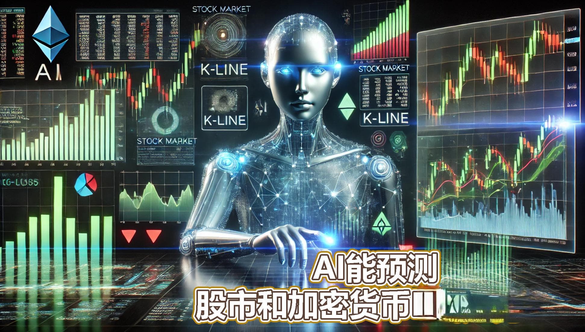 用人工智能模型预测股市和加密货币的K线图
