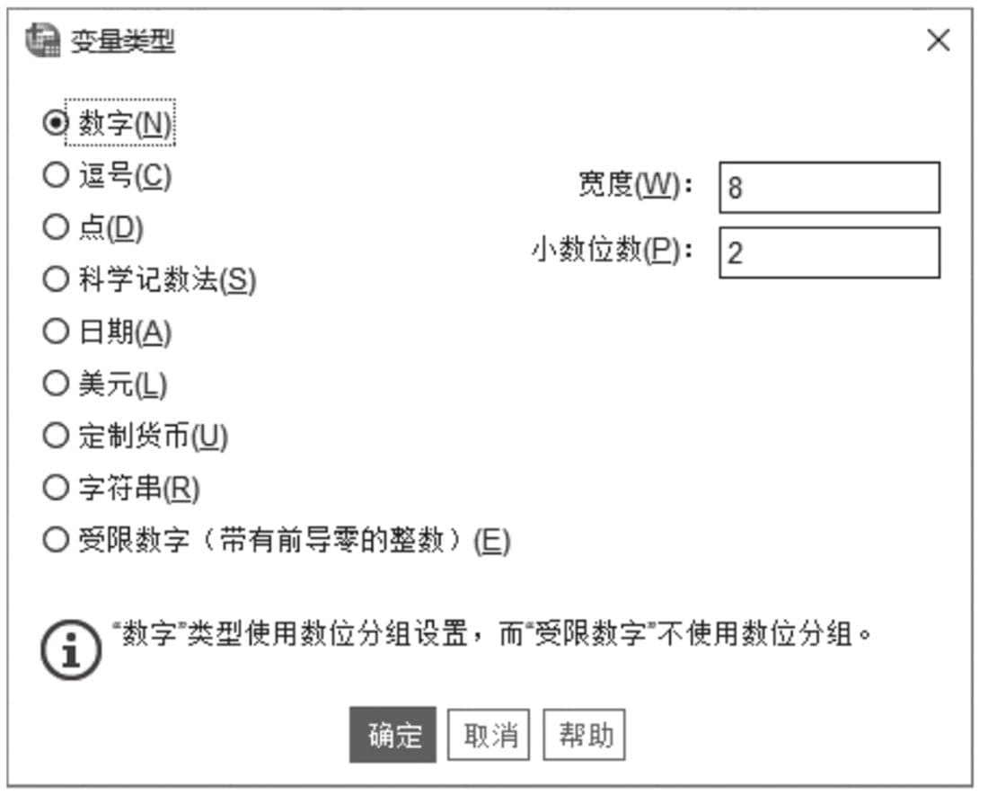 SPSS统计分析标准教程：变量属性定义详解