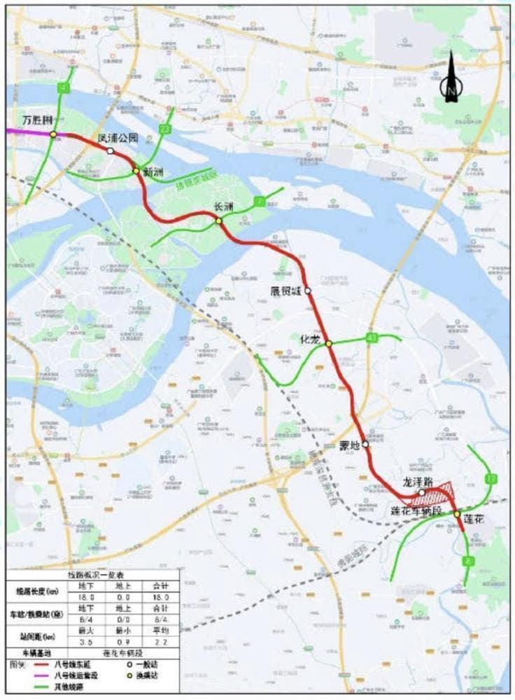 广州地铁8号线东延段开始施工招标，力争今年开工