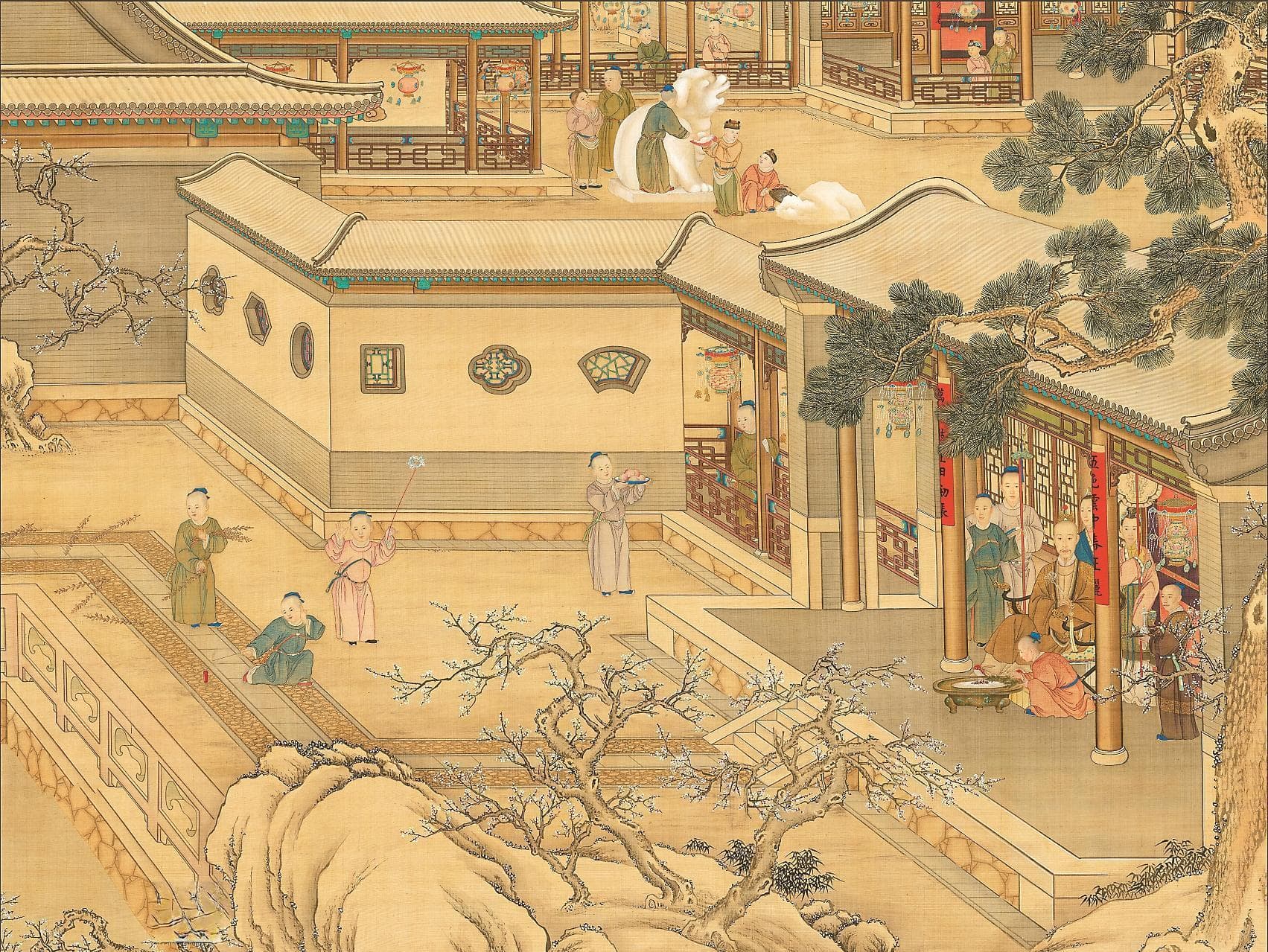 明清宫廷春节燃放烟花：从“仙女棒”到“窜天猴”