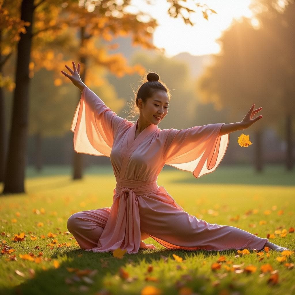 道家传统八段锦解析 | 第一式:双手托天理三焦