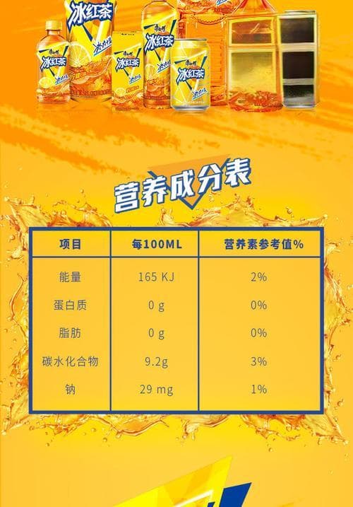 冰红茶配料表：完整食材清单及营养成分介绍