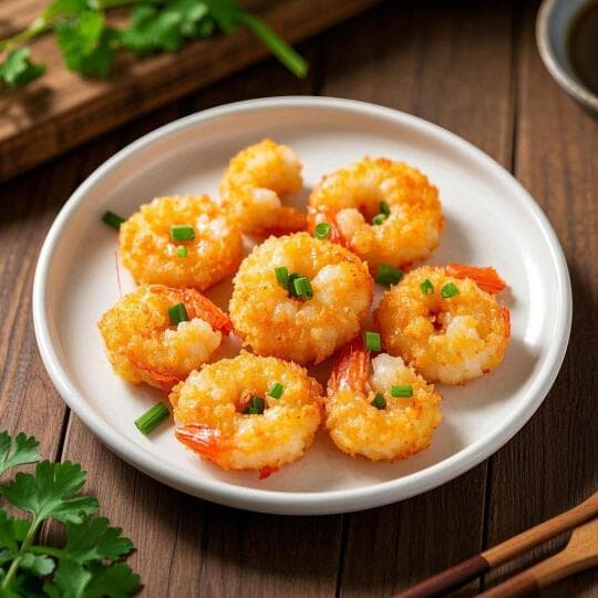 过年家宴必备：外酥里嫩的炸虾仁制作全攻略