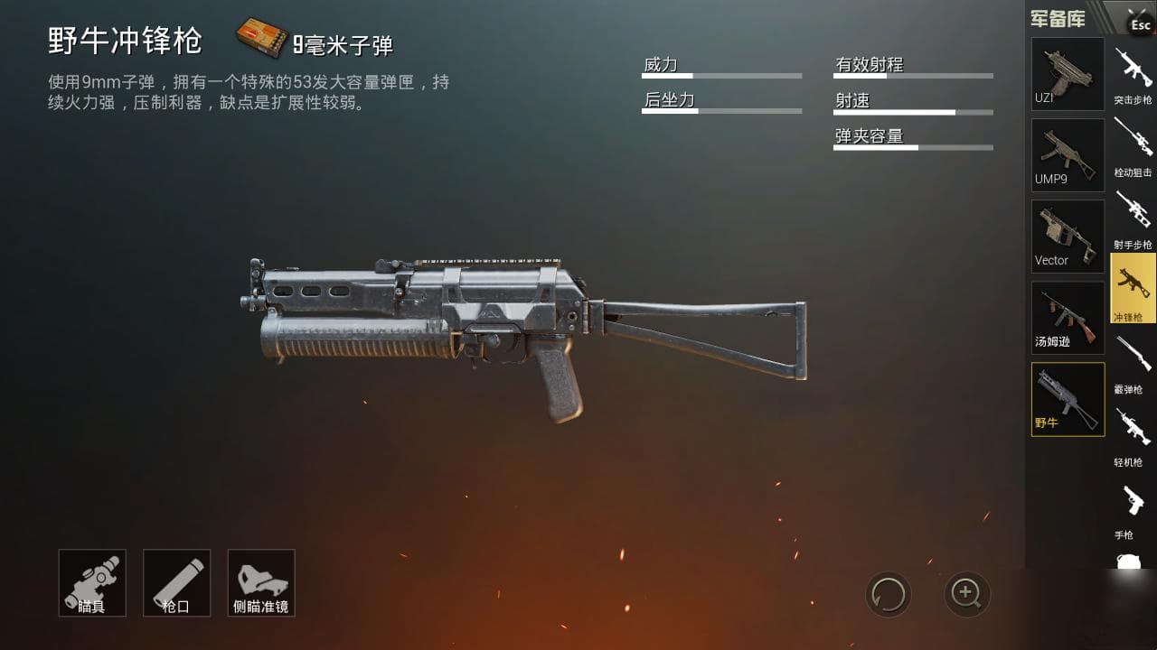 绝地求生冲锋枪加强有什么变化