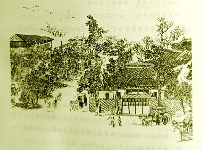 竹枝词说：静安寺古已千年
