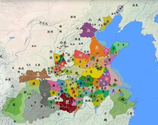 详解春秋、战国时期华夏和诸周边民族的关系，融合跟斗争持续不断