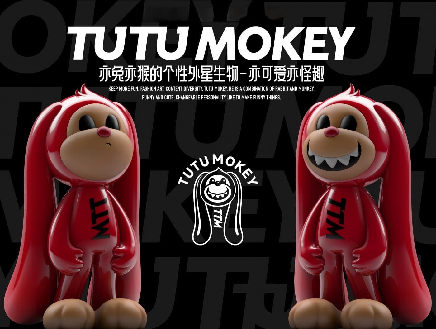 解读艺术IP角色“TUTUMOKEY兔极猴”的创作设计理念