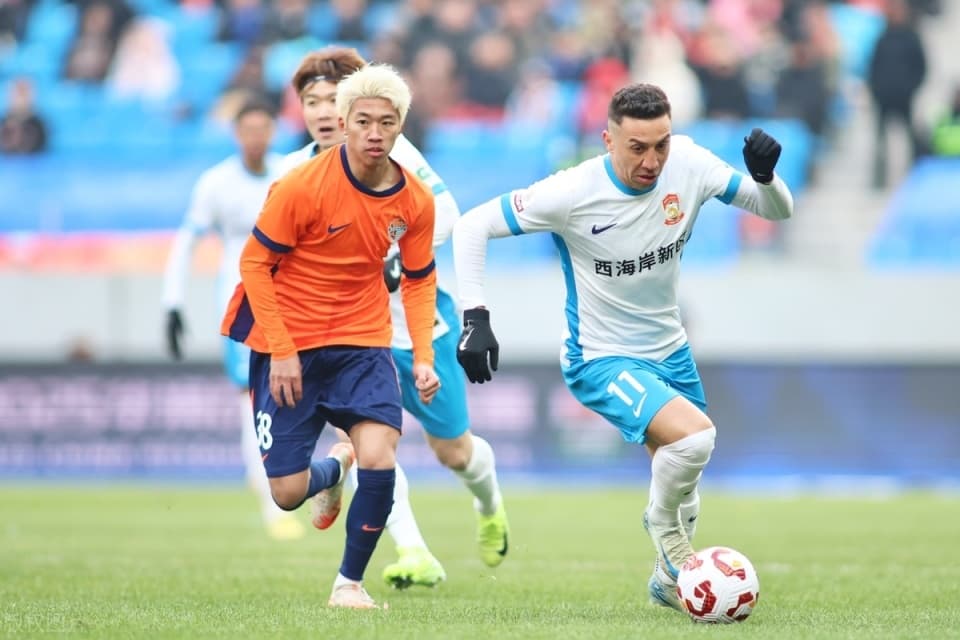 青岛海牛2-2青岛西海岸，赛后评分：青岛西海岸23号排第一