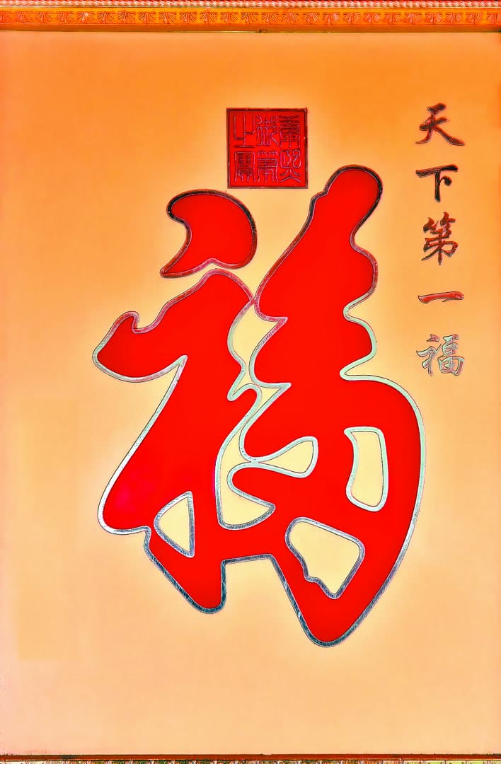年到了！福来了！吉祥“福”字贴起来