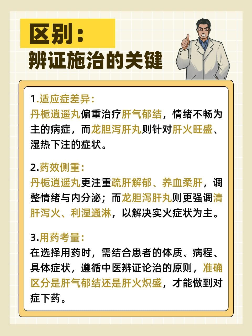丹栀逍遥丸和龙胆泻肝丸有什么区别？