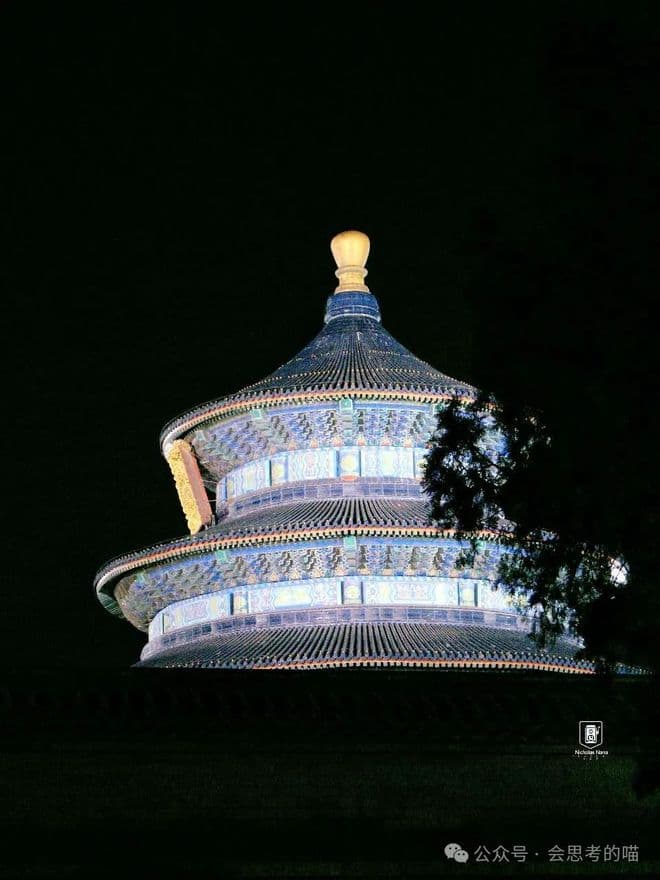 夜游北京，一定要去打卡一次天坛公园夜景！附完整机位图！