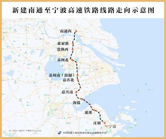 最新进展！南通至宁波高铁从这里过长江