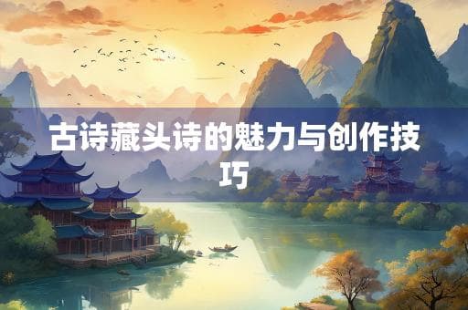 古诗藏头诗的魅力与创作技巧