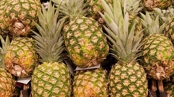 菠萝成熟度判断指南：如何辨别菠萝是否成熟及中间发褐色能否食用