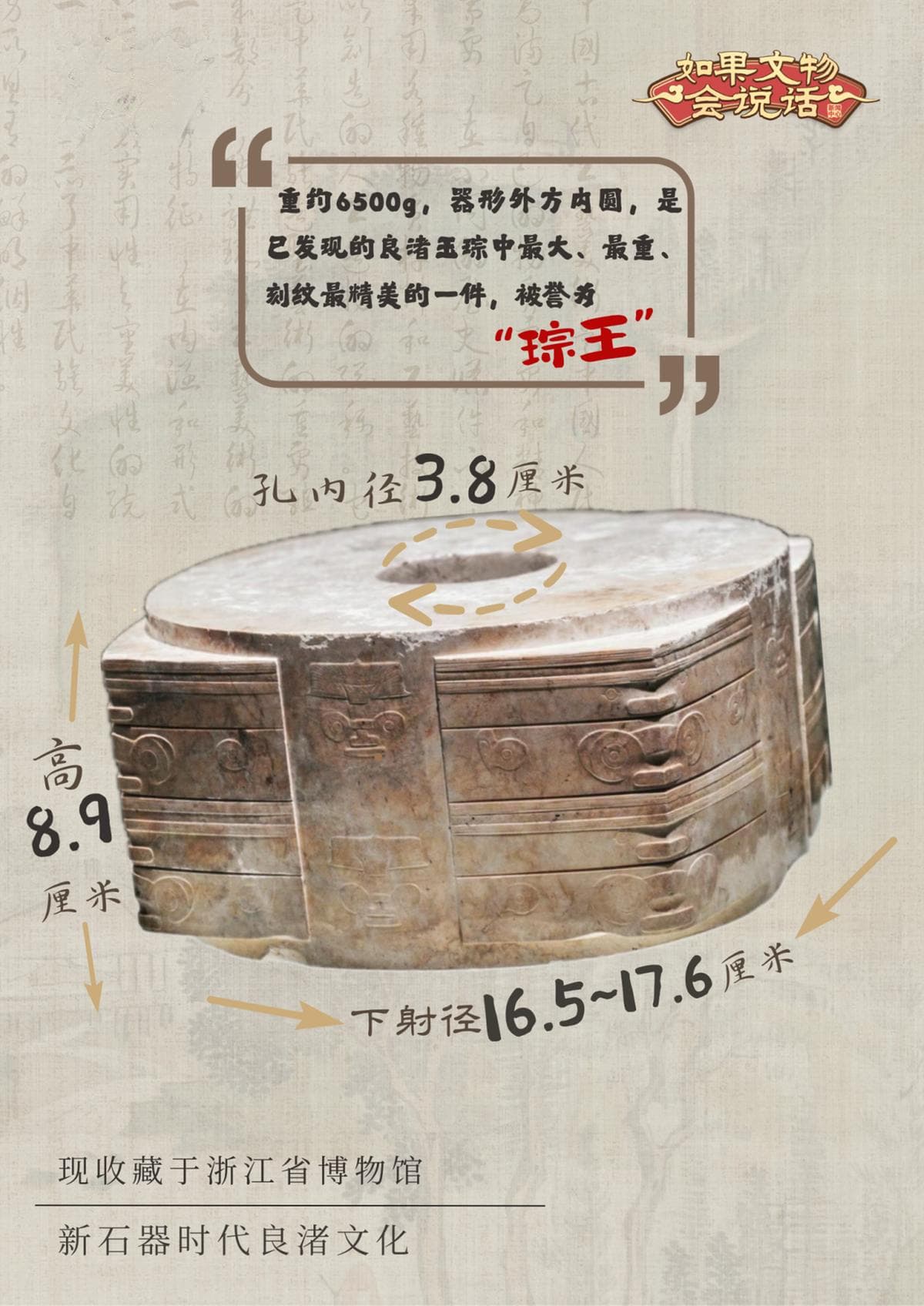 如果文物会说话丨从“玉琮王”看灿烂的良渚文化