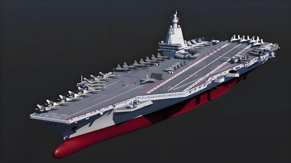 中国004航母的吨位、动力和电磁弹射器：符合未来三年的战需