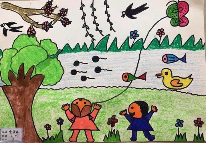 春天在哪里的画怎样画?