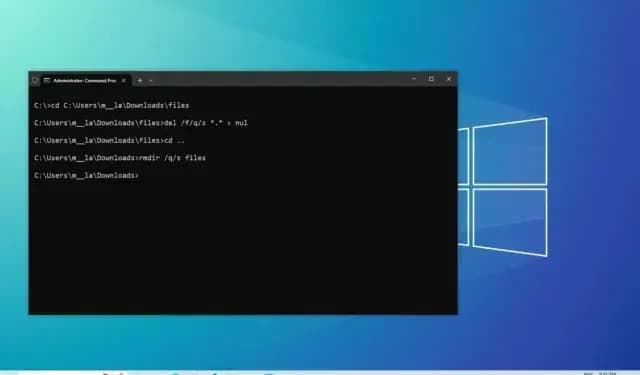 Windows 10系统上快速删除大型文件夹教程