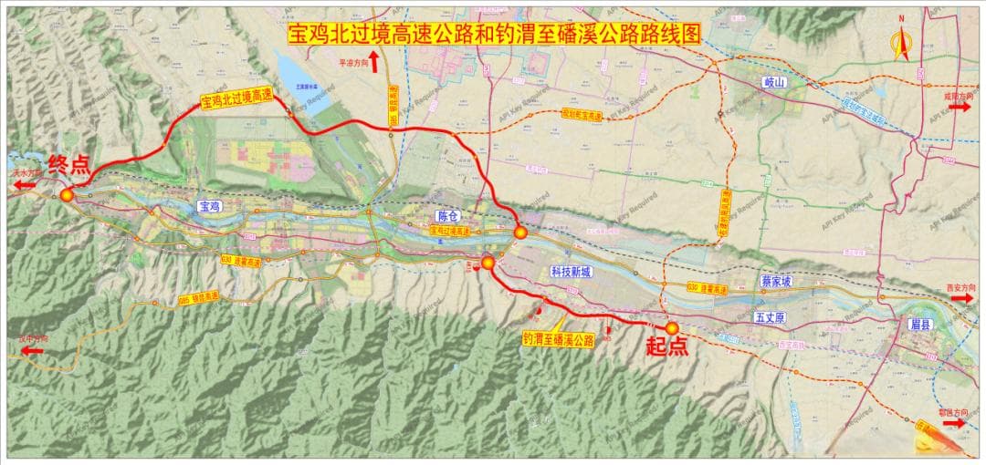 陕西开工百亿交通项目，西安再添西向高速大通道！