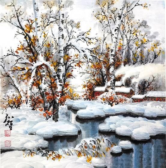 探索张一哲新锐冰雪画的多元魅力与深刻内涵
