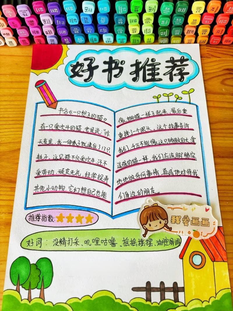 手把手教你绘制精美好书推荐卡
