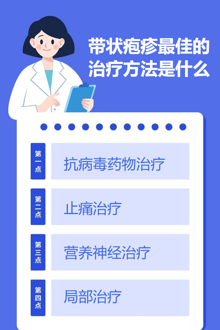 带状疱疹最佳的治疗方法是什么