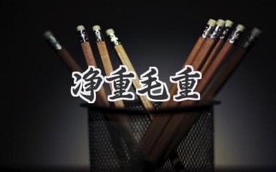揭秘商品重量背后的秘密：净重与毛重的区别