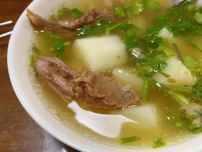 贴秋膘~山药羊肉汤